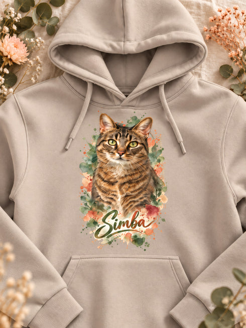 Sweat à capuche personnalisé avec la photo de votre animal