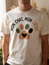 T-shirt Unisexe Chat « Mon Chat Mon Cœur » — Coton Bio Français