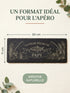 Dimensions de la planche en ardoise personnalisée 30 x 11 cm