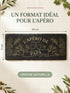 Dimensions de la planche apéro personnalisée en ardoise 30 x 11 cm