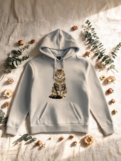 Sweat Homme à Capuche Portrait Personnalisé de votre Animal