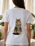 T-shirt Femme Portrait Personnalisé de votre Animal