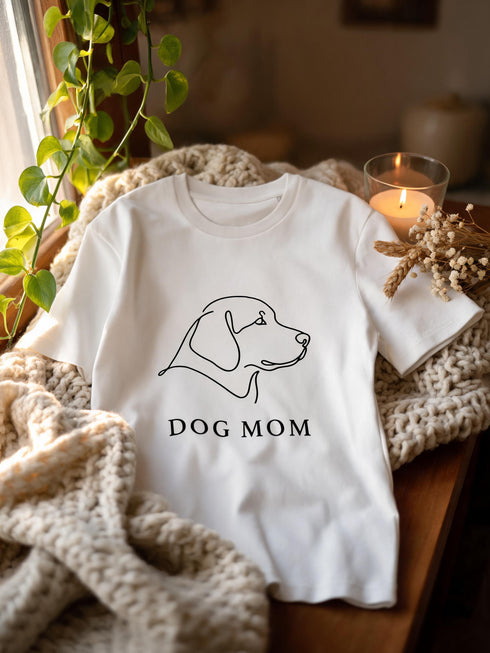 T-shirt Dog Mom — Coton Bio Premium