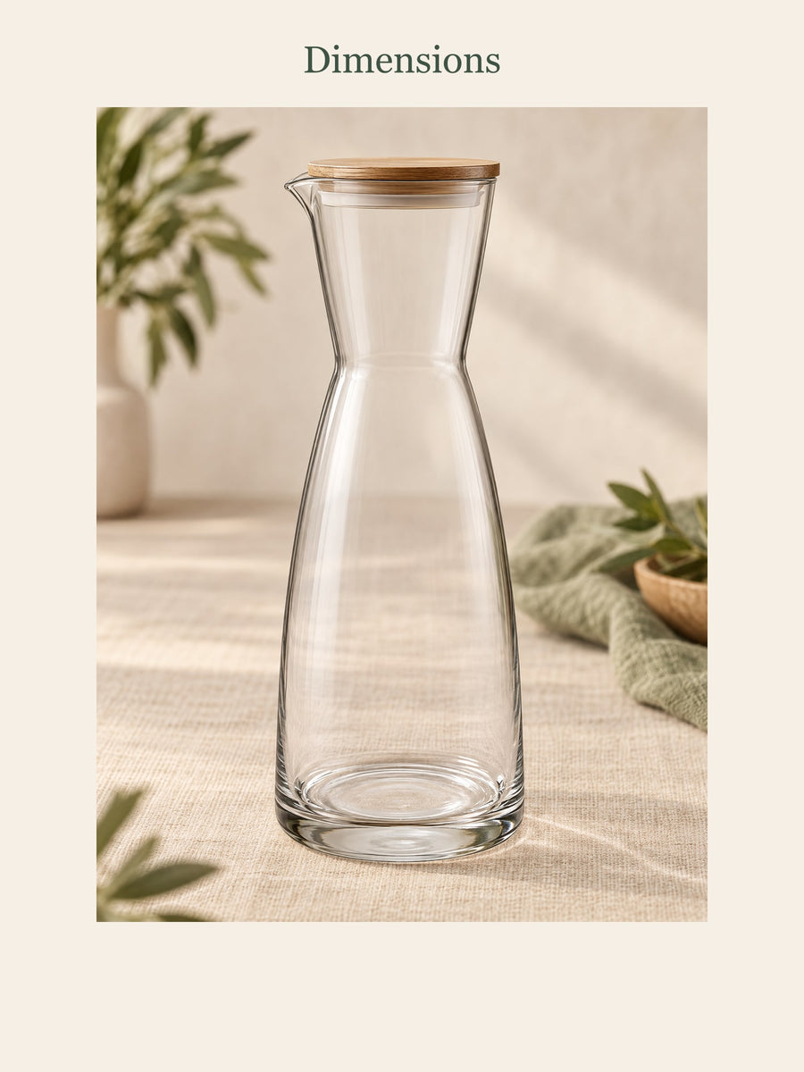 Visuel d’illustration – dimensions de la carafe : 1 L