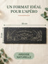 Dimensions de la planche en ardoise personnalisée 30 x 11 cm