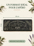 Dimensions de la planche pétanque en ardoise personnalisée 30 x 11 cm