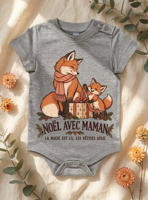 Body bébé Noël famille – Magie & bêtises
