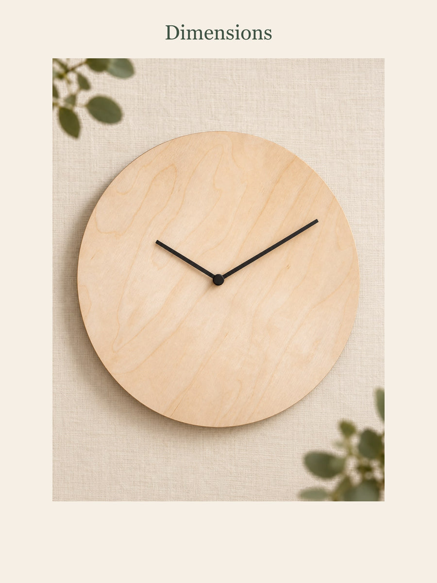 Visuel d’illustration – dimensions de l’horloge : 30 cm