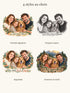 Les quatre styles du portrait de famille, ici avec le chien de la famille