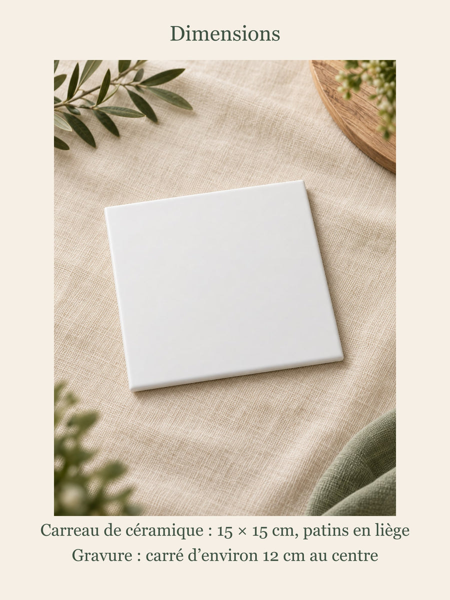 Visuel d’illustration – dimensions du carreau : 15 × 15 cm