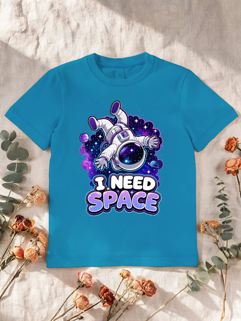 T-shirt enfant astronaute I Need Space — humour espace