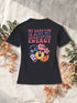 T-shirt femme introverti sarcasme — humour rétro coton