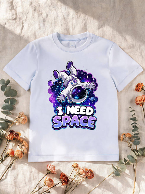 T-shirt enfant astronaute I Need Space — humour espace