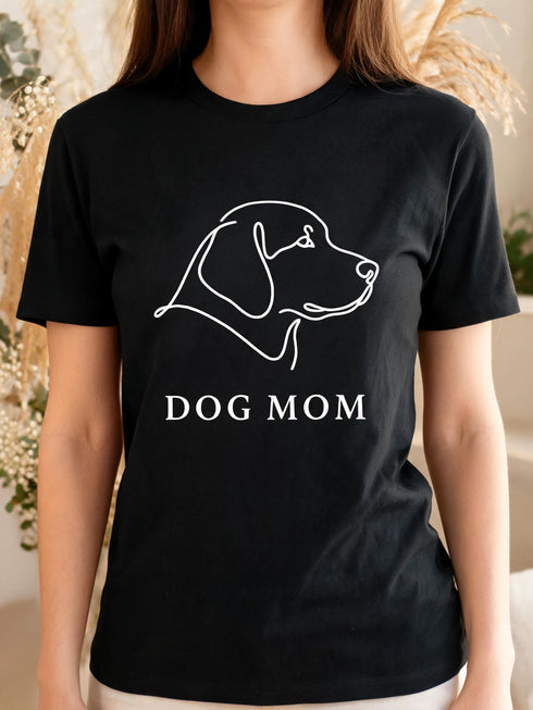 T-shirt Dog Mom — Coton Bio Premium