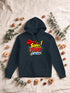 Visuel d’illustration – Sweat homme navy avec le design « Super Papa », exemple avec le surnom seul