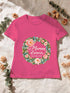 Visuel d’illustration – T-shirt femme fuchsia avec le design « Maman d’amour », exemple avec le surnom seul