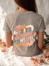T-shirt femme Sunshine In My Soul — fleuri rétro, coton
