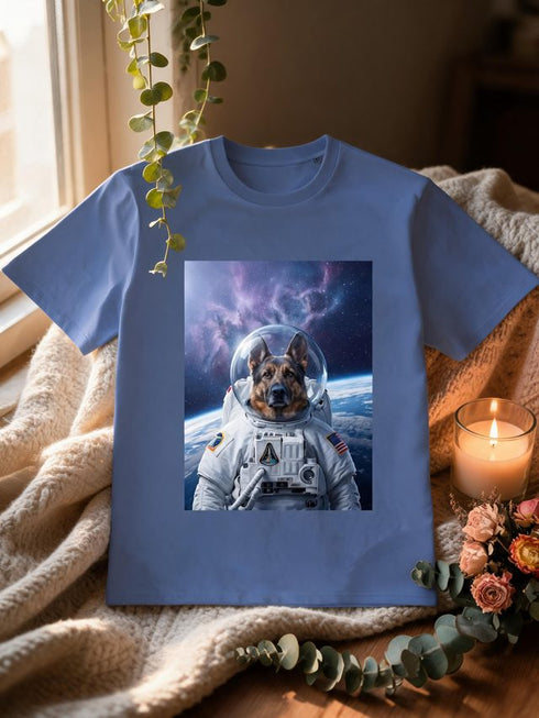 T-shirt Portrait Personnalisé de votre Animal — Coton Bio