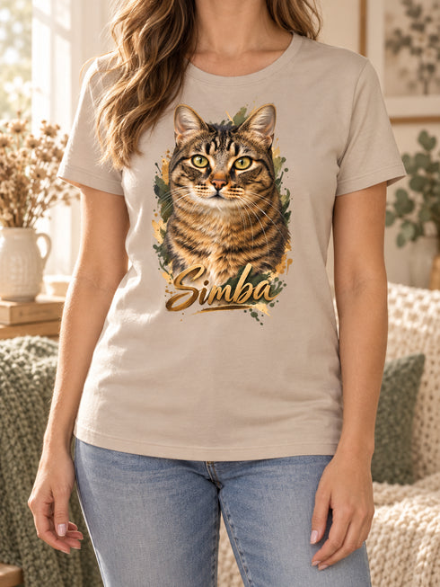 T-shirt personnalisé avec la photo de votre animal