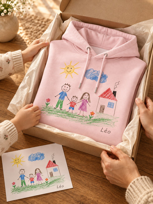 Aperçu du configurateur de sweat personnalisé avant validation