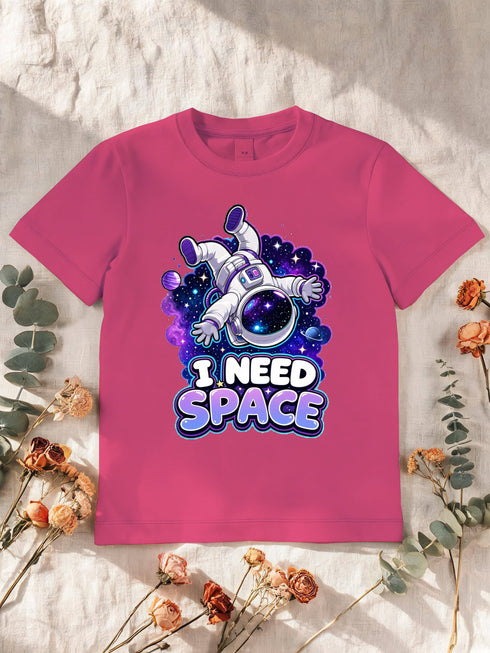 T-shirt enfant astronaute I Need Space — humour espace