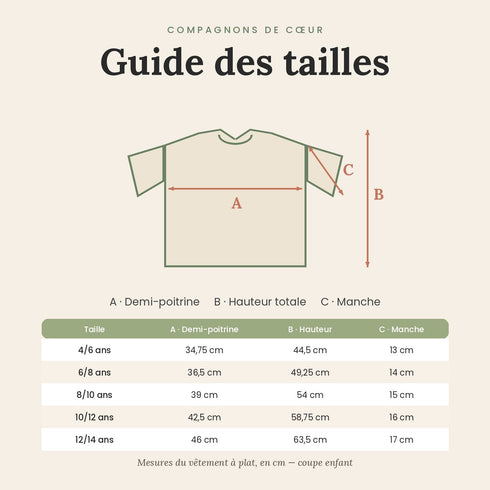 T-shirt Enfant Portrait Personnalisé de votre Animal