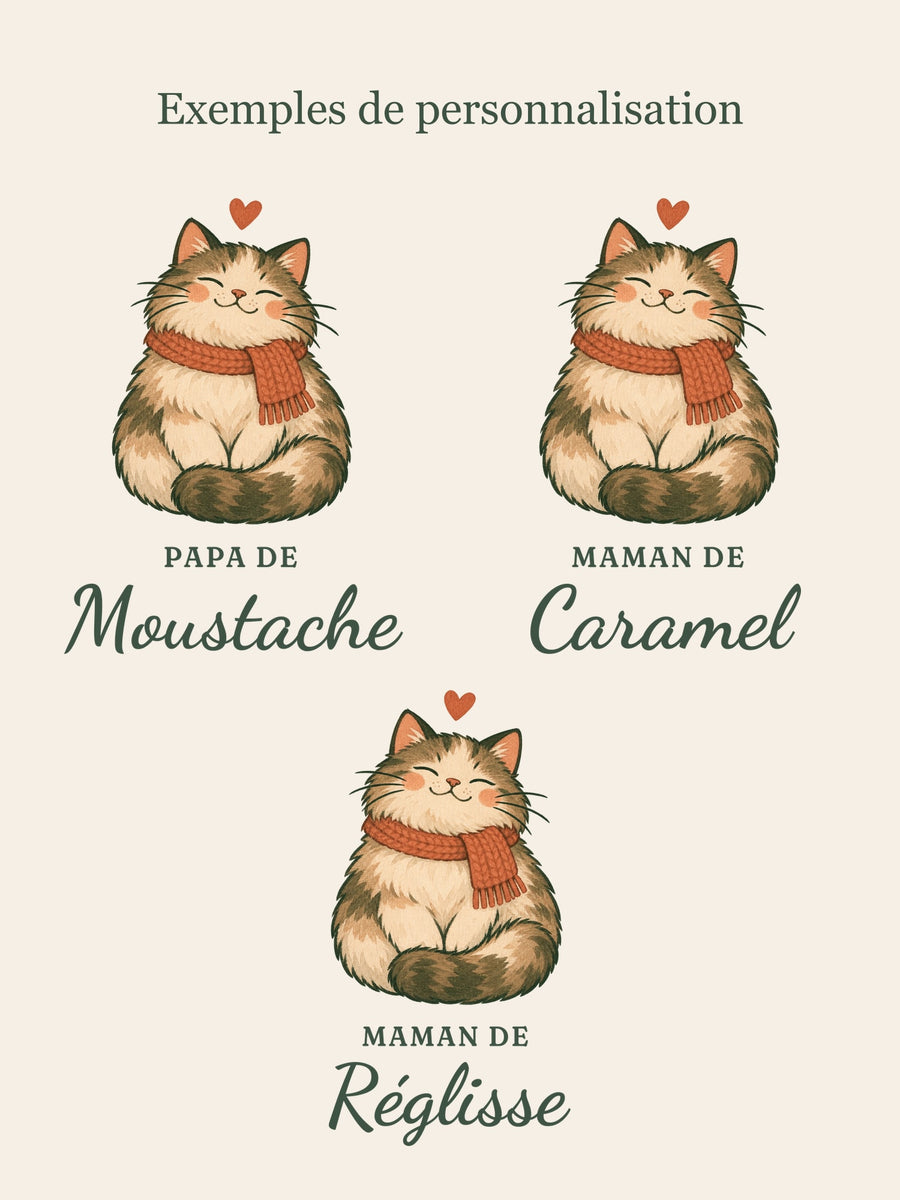 Visuel d’illustration – trois exemples de personnalisation du même motif