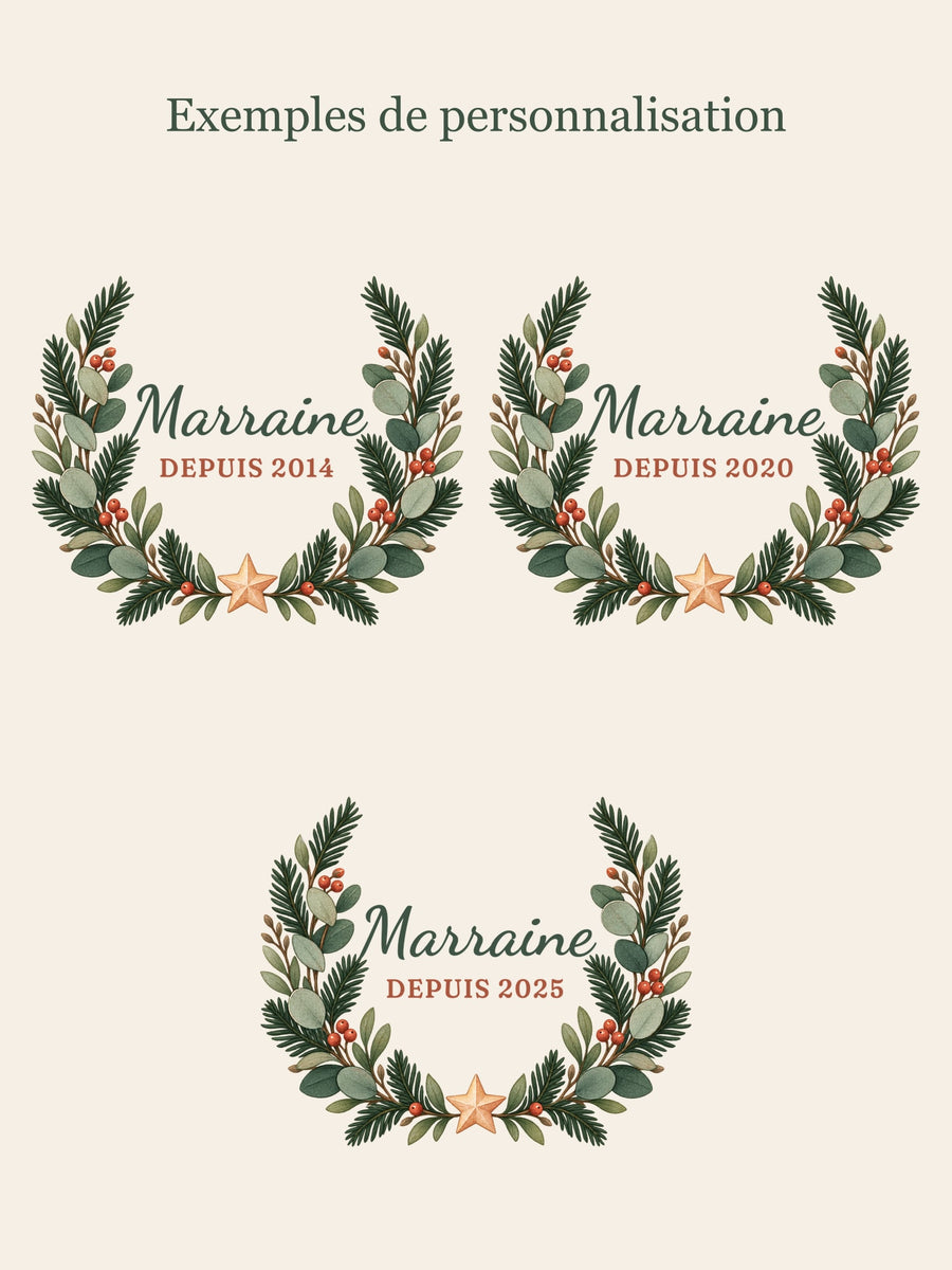 Visuel d’illustration – trois exemples de personnalisation du même motif