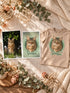 Transformation de la photo de Simba en portrait Cercle illustré puis en t-shirt enfant personnalisé.