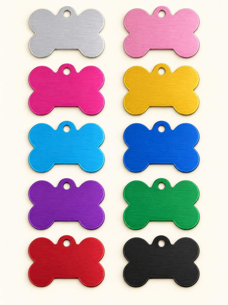 Coloris disponibles de la médaille gravée : argent, rose pâle, rose vif, jaune doré, bleu ciel, bleu roi, violet, vert, rouge, noir – visuel d’illustration