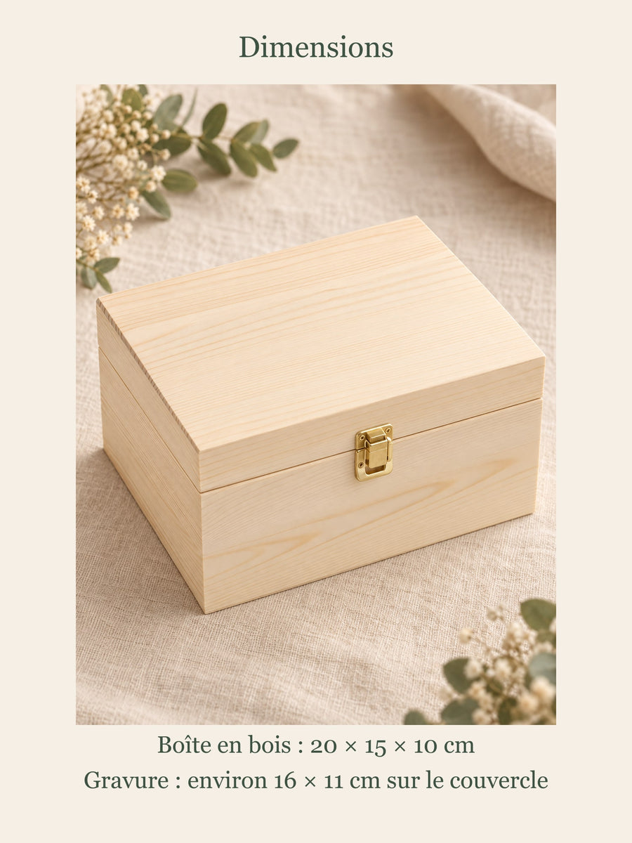 Visuel d’illustration – dimensions de la boîte : 20 × 15 × 10 cm