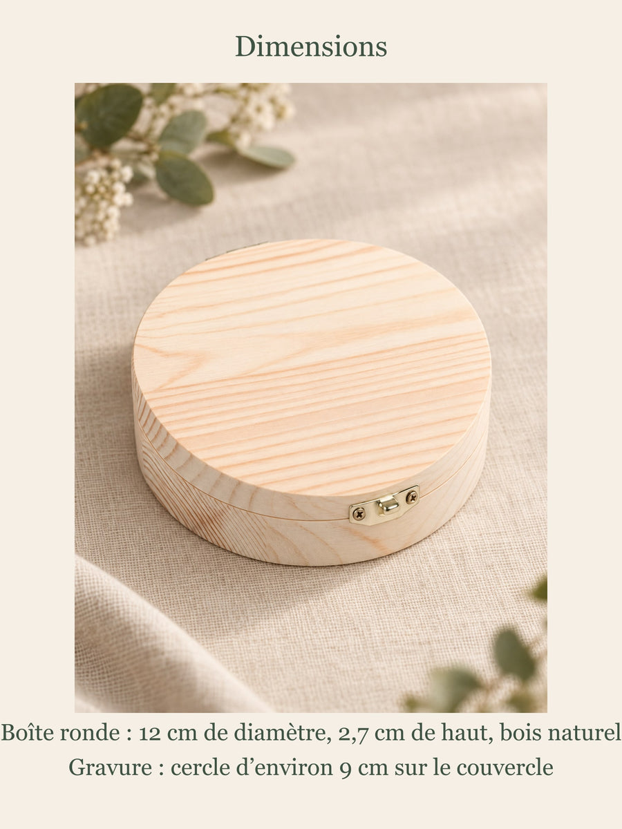 Visuel d’illustration – dimensions de la boîte : 12 cm