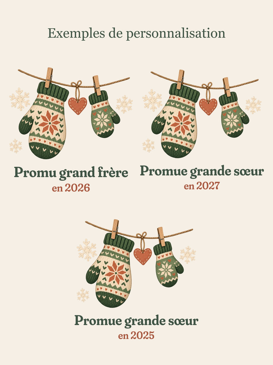 Visuel d’illustration – trois exemples de personnalisation du même motif